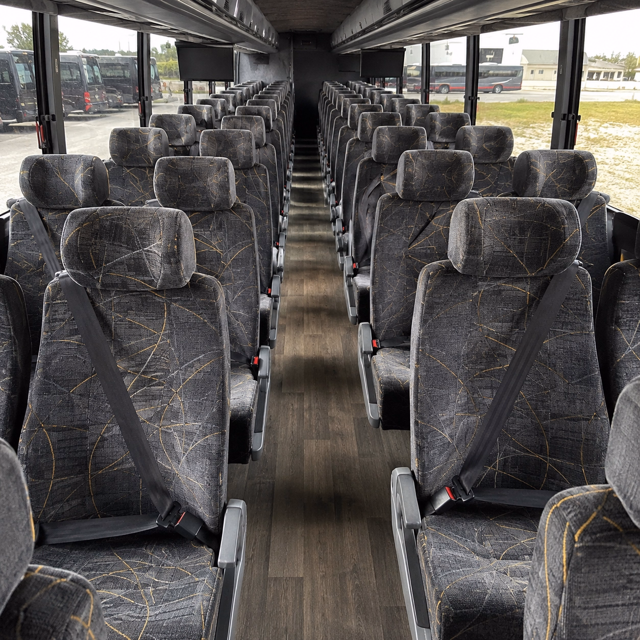 newark comfortable charter bus rentals for newark sports teams and fan groups