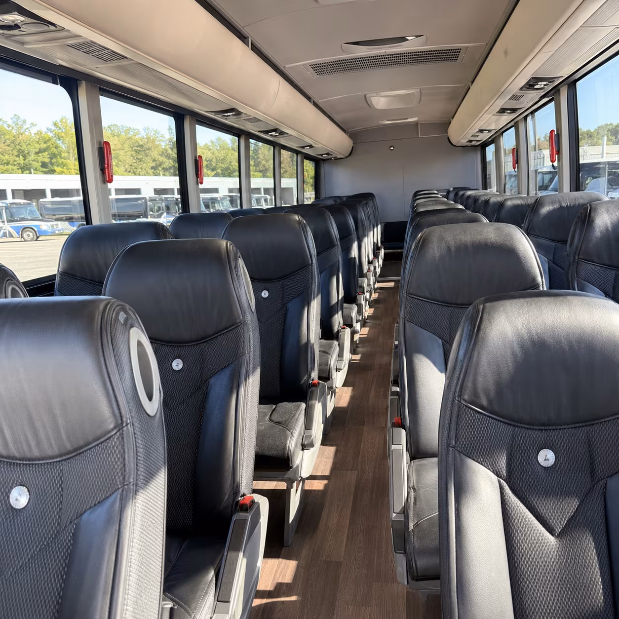 rochester sporting event transportation onboard seating